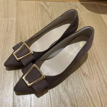 오리엔탈 트래픽 힐 펌프스 브라운 41