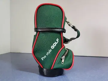 미니어처 골프공 케이스 캐디백 그린