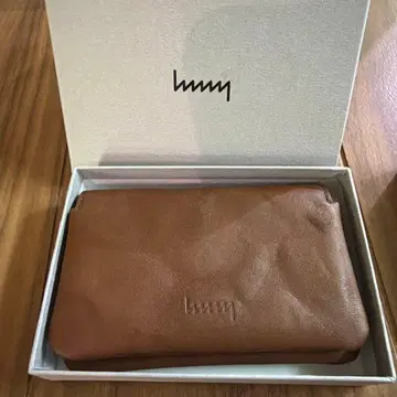 hmny 명함지갑 소가죽 일본제 브라운