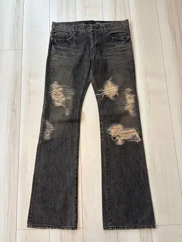 Rico 리코 부츠컷 데님 데미지 가공