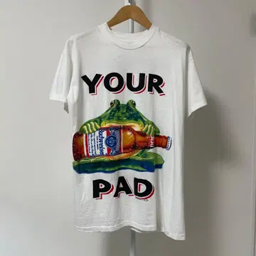 Budweiser Big frog Your pad or mine 티셔츠
