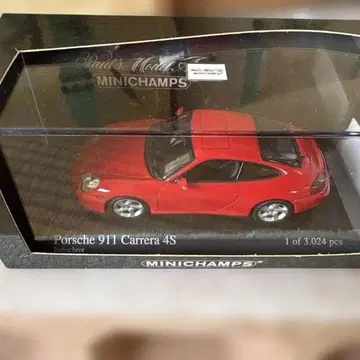 MINICHAMPS 포르쉐 911 카레라 4S 레드