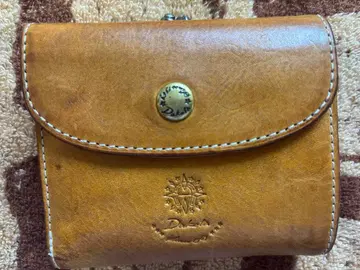 Dakota 가마구치 접이식 지갑 머스타드