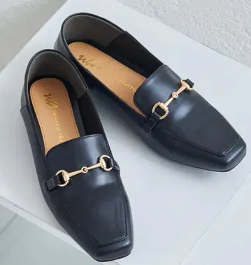 오리엔탈 트래픽 가죽 신발 비트 모티브 바부쉬 로퍼 25cm