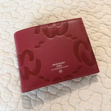새상품 미라 밀란 mila milan 이단 접이식 지갑 접이식 지갑