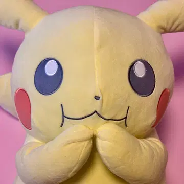 [ 개봉품 택 없음 ] 제일복권 포켓몬 A상 등신대 피카츄 봉제 인형