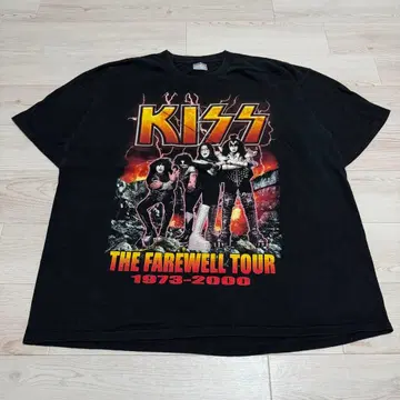 90s~ 'Kiss' Band Print Tee