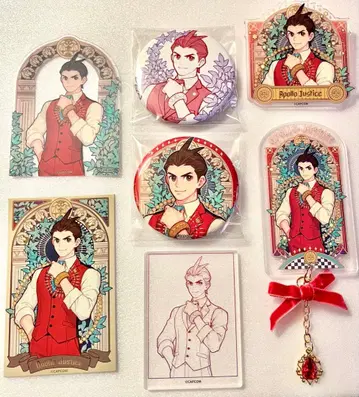 역전재판 오도로키 호스케 중국 굿즈 세트