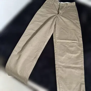 UNIQLO U 치노 팬츠 베이지 블랙 2장 세트