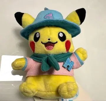 포켓몬 상하이 한정판 Road Trip 캠핑 피카츄 봉제 인형 키링