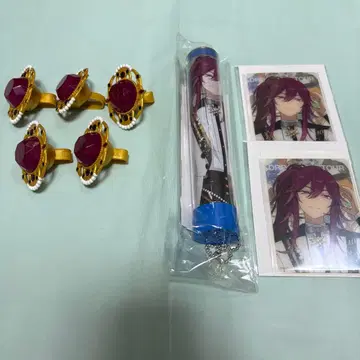 앙스타 원과망견 반지 라이트 응원봉 튜브 데코 세트