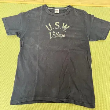 BARNS OUT FITTERS 프린트T셔츠 네이비