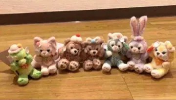 새상품 더피의 원더풀 주방 봉제 인형 참 전7종