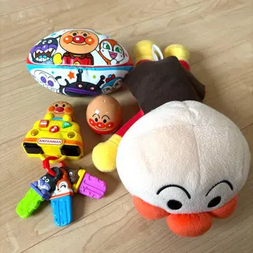 호빵맨 완구 봉제 인형 드라이브 키 마라카스 공 묶음 판매