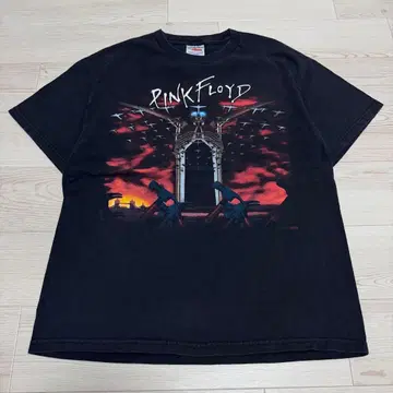 90s 'Pink Floyd' 밴드 프린트 티
