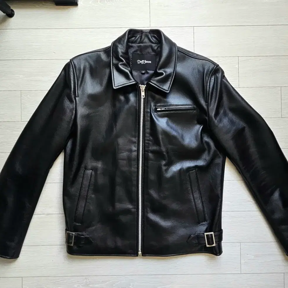 Doffjason Cowhide Single Jacket Black L #도프제이슨,#도프제이슨