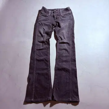 00s y2k 로우라이즈 18 플레어 데님 xs 아카이브