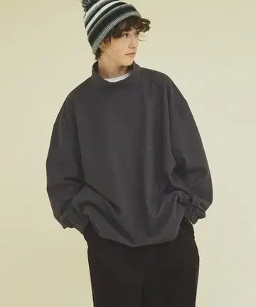 EDIFICE [ ZOZO한정판 ] Utility 저지 모크넥 풀오버