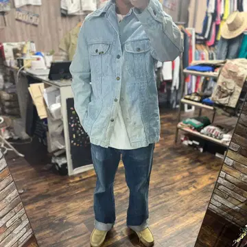 Lee 구제 빈티지 L usa제 라이트 블루 데님 자켓 70s