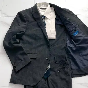 [ 컨디션 최상 ] Mr. JUNKO 수트 워셔블 셋업 그레이 AB4