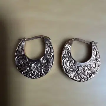 하와이안 주얼리 귀걸이 플루메리아 써지컬 스테인리스