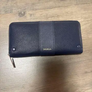 MURUA 네이비 장지갑