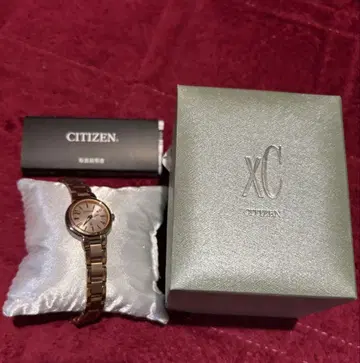 CITIZEN XC 쿼츠 손목시계 골드