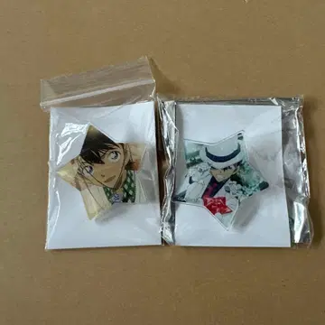 명탐정 코난 별 모양 아크릴 배지 남도일(쿠도 신이치) 괴도 키드