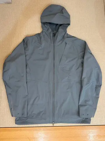 lululemon 후디 자켓 그레이 남성용 M 방수 쉘 자켓