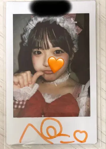 iON! 하나마루 페코 발렌타인 의상 폴라로이드