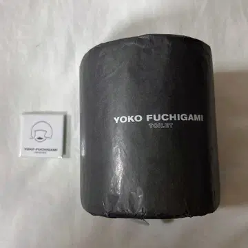 YOKO FUCHIGAMI 화장실 페이퍼 스퀘어 배지 로버트 아키야마