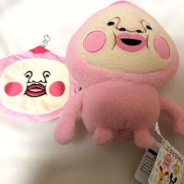 코비토즈칸 카쿠레모모지리 양모 펠트풍 MB 봉제 인형 & 페이스 파우치