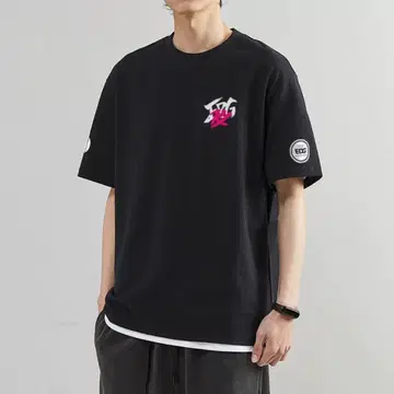 PRX x EDG 블랙 T셔츠