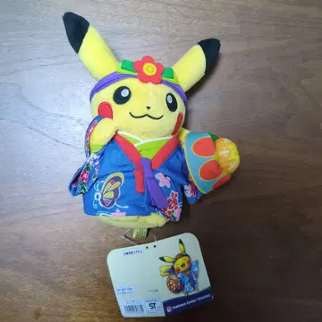 포켓몬 센터 오키나와 한정판 봉제 인형 류큐무용 피카츄