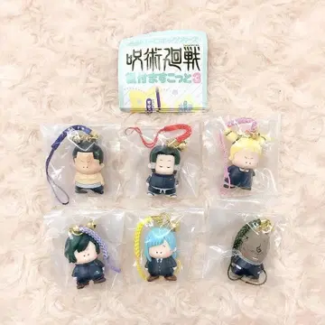 주술회전 팬시 캐릭터즈 네즈마스코트 3종 전 6종 풀컴프