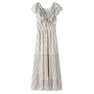 SNIDEL Sustaina 프린트 플리츠 원피스