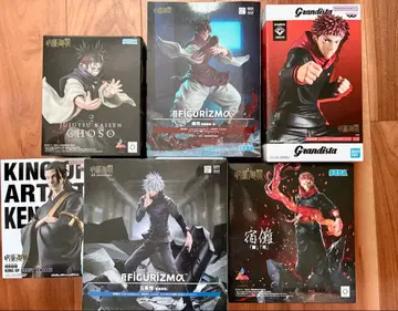 주술회전 쵸소우 스쿠나 이타도리 유우지 고죠 사토루 피규어 세트