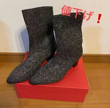 오리엔탈 트래픽 숏부츠 블랙 라메