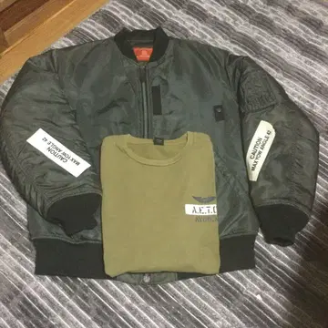 아비렉스 MA-1 플라이트 자켓 아비렉스 스트레이너 세트