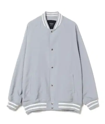 BEAMS HEART 그레이 아우터 블루종