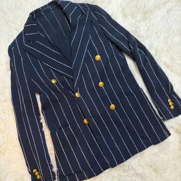 컨디션 최상 투모로우랜드 필그림 네이비 블레이저 테일러드 자켓 골드 버튼