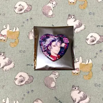 발렌타인 후와 미나토 캔뱃지