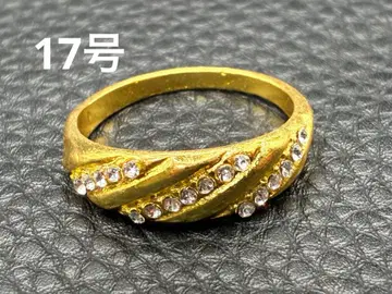 앤티크풍 골드 컬러 반지 17호 (빈티지풍)