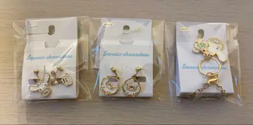 산리오 시나몬 아베일 카페 귀찌 참 3종 세트