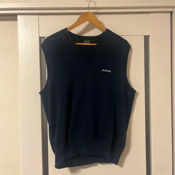 무타 마린 코튼 니트 베스트 네이비 7 XL 사이즈 상당