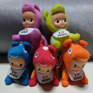 큐피 RODY 키링 5체 세트