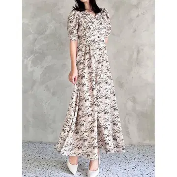 [ 새상품 ] RESEXXY 노카라 코르셋 플레어 원피스