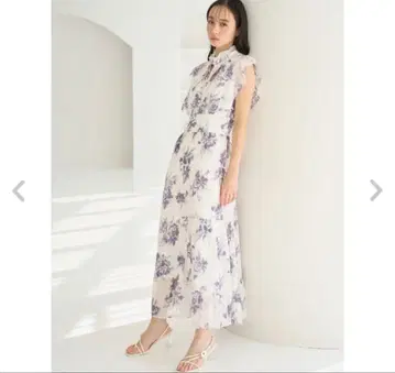 스나이델 Sustainable 플리츠 프린트 원피스