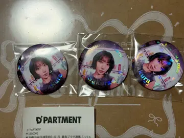 르세라핌 D'ICON 사쿠라 캔뱃지 (낱개 판매 가능)