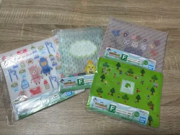 동물의 숲 제일복권 F상 지퍼백 4개 세트